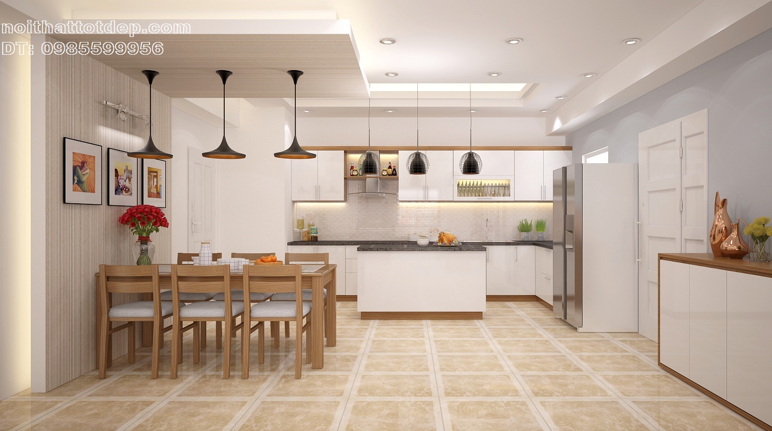 Ý nghĩa của bộ bàn ghế ăn bằng gỗ được kê trong nhà